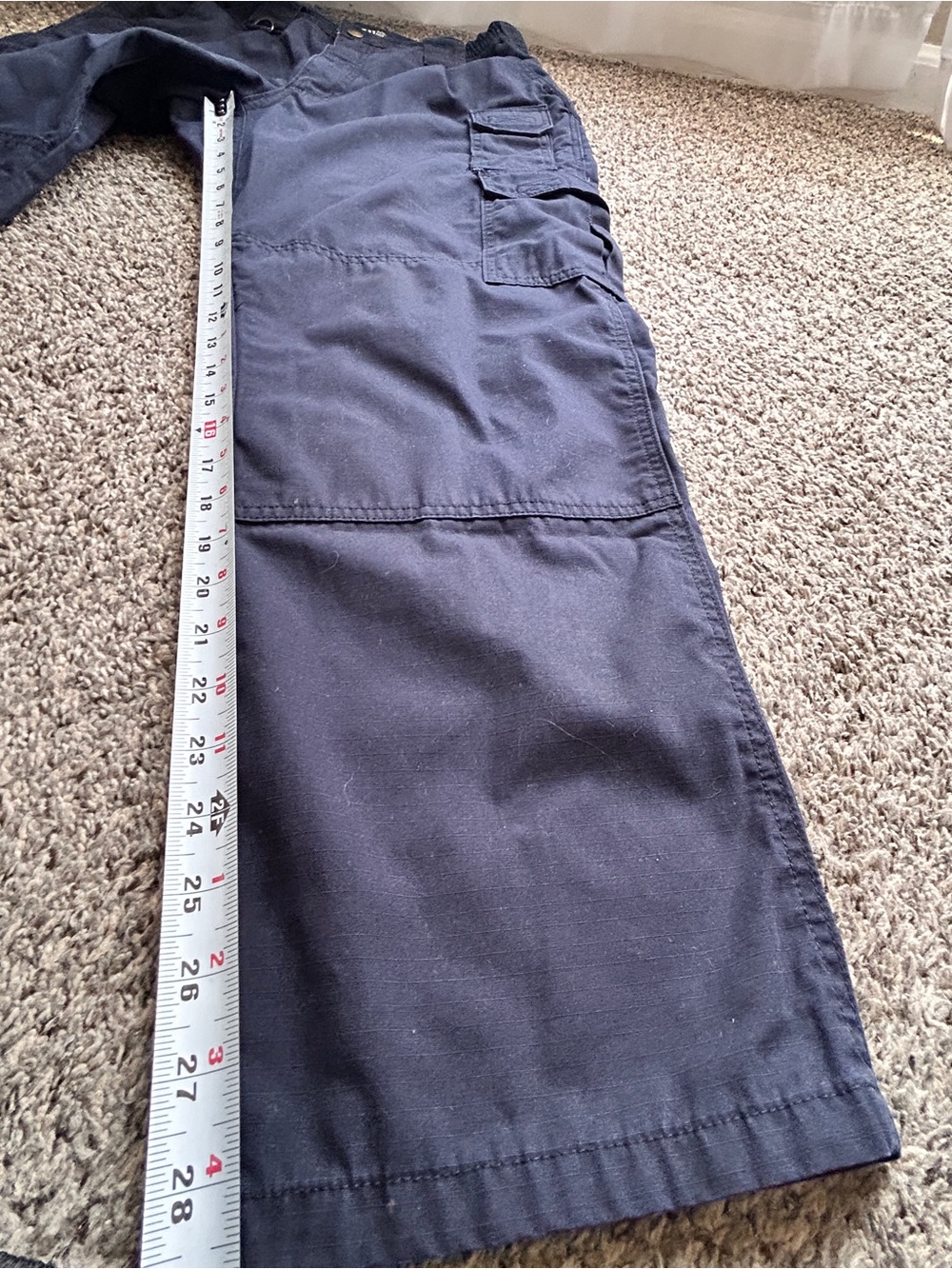 5.11 Tactical Navy Cargo Pants - Utility Pocket Workwear - Picture 4 of 7